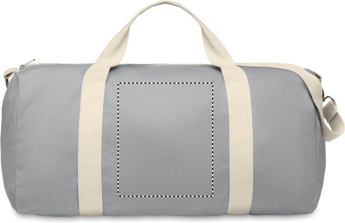 Cestovní taška 320 g - Umístění potisku: LEFT SIDE, Typ potisku: Sítotiskový transfer (max. 8 barev, 140x180mm), Počet barev potisku: 2 barvy, Počet kusů: 1500