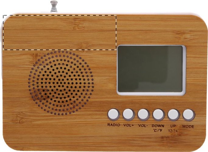 Bordio stolní rádio s hodinami Bordio stolní rádio s hodinami