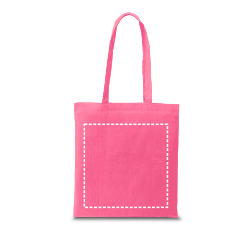 CAIRO. Taška z recyklované bavlny (70%) a polyesteru (30% rPET) (180 g/m²) - Umístění potisku: Zadní, Typ potisku: Transfer (max. 4 barvy, 300 x 300mm), Počet barev potisku: 3 barvy, Počet kusů: 60