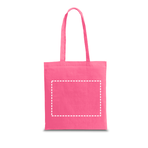 CAIRO. Taška z recyklované bavlny (70%) a polyesteru (30% rPET) (180 g/m²) - Umístění potisku: Přední, Typ potisku: Výšivka (max. 12 barev, 280 x 200mm), Počet barev potisku: 12 barev, Počet kusů: 3500