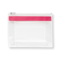 CHASTAIN. Priehľadné EVA puzdro so zipsom