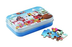 Vánoční dřevěné puzzle
