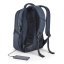 BOSTON. Voděodolný dvoubarevný nylonový batoh na 17'' notebook
