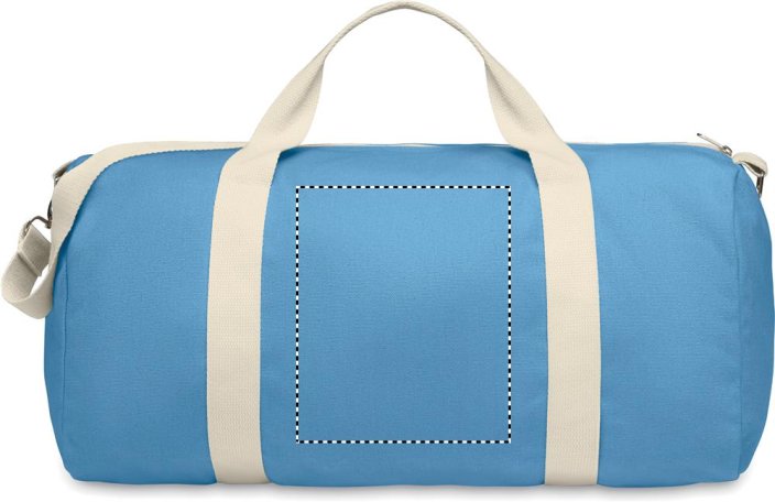 Cestovní taška 320 g - Umístění potisku: LEFT SIDE, Typ potisku: Sítotiskový transfer (max. 8 barev, 140x180mm), Počet barev potisku: 2 barvy, Počet kusů: 1500