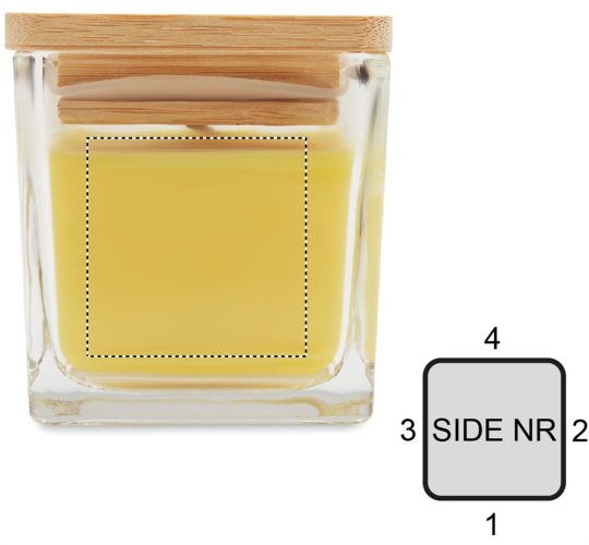 Čtvercová vonná svíčka 50gr