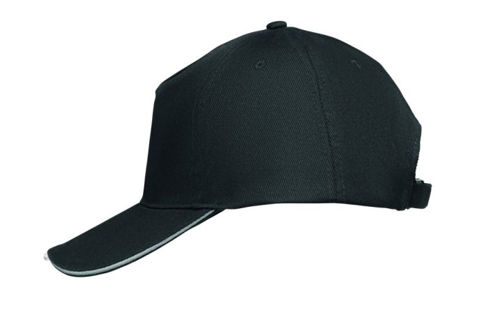 5 panelová 220g bavlněná čepice - Umiestnenie potlače: FRONT, Typ potlače: Sítotiskový transfer (max. 8 fareb, 40x80mm), Počet farieb potlače: 1 farba, Počet kusov: 1000