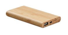 Bambusová powerbanka 4000 mAh