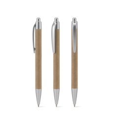 KYRA. Kuličkové pero vyrobené ze 100% recyklovaného papíru a detaily z recyklovaného ABS (100% rABS)