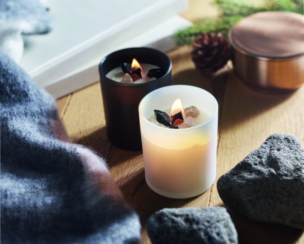Svíčka z rostlinného vosku