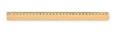 Dřevěné pravítko 30 cm
