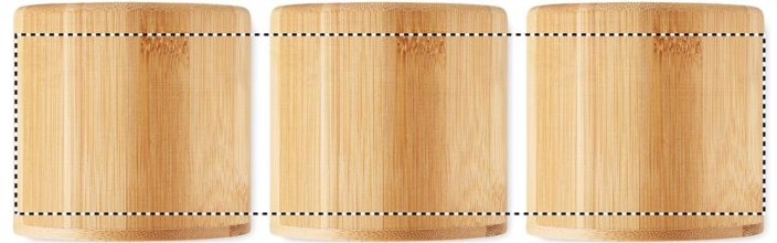 Svíčka v bambusovém držáku