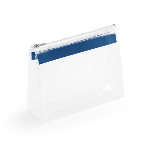 CHASTAIN. Priehľadné EVA puzdro so zipsom - Umiestnenie potlače: Predný, Typ potlače: Sieťotlač (plast, papier) (max. 1 farba, 100 x 50mm), Počet farieb potlače: 1 farba, Počet kusov: 1