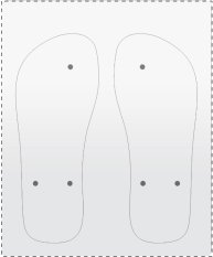 Suboslip žabky sublimace