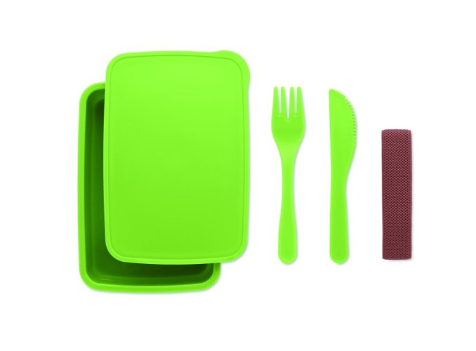Obědová krabička s příbory
