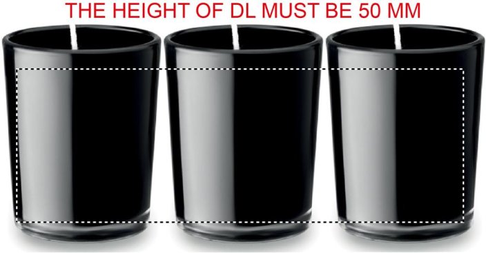 Malá svíčka ve skle