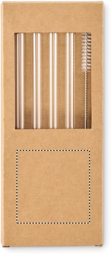 4 opakovaně použitelná skleněná br - Typ potlače a počet farieb: Tamponový tisk, 4 barvy, Umiestnenie a max. veľkosť potlače: FRONT BOTTOM, 60x60mm, Počet kusov: 15