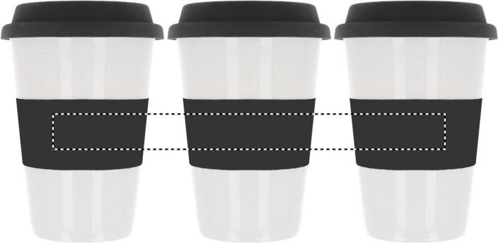 Keramický hrnek s víčkem