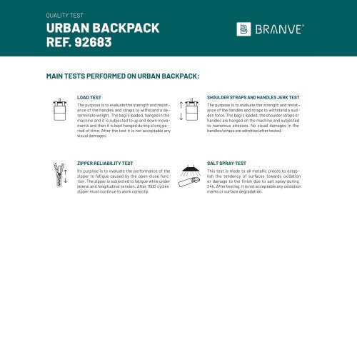 URBAN BACKPACK. Batoh na notebook 14'' v měkké skořepině a plachtě
