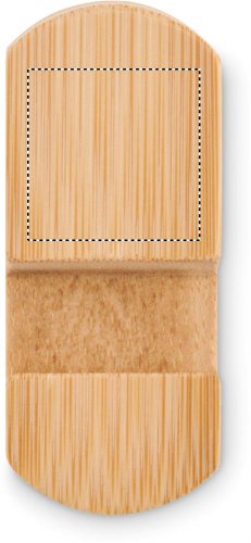 Bbambusový stojánek na telefon