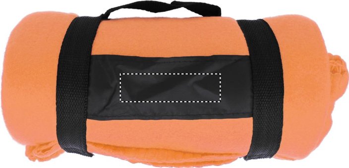 Fleecová deka s popruhy