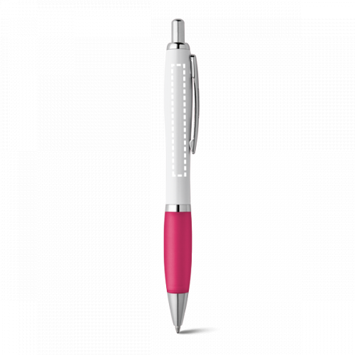 MOVE. Kuličkové pero s kovovým klipem - Typ potisku a počet barev: Tampontisk, 5 barvy, Umístění a max. velikost potisku: Tělo 2, 55 x 6, Počet kusů: 350