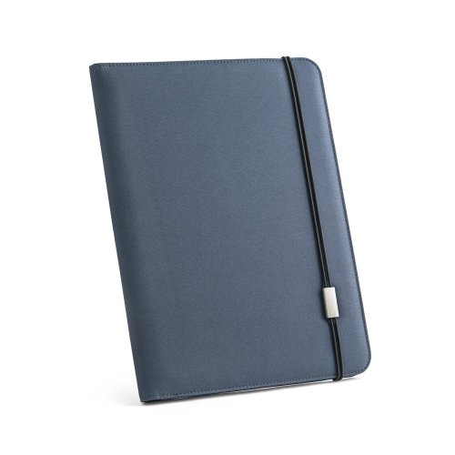 EMERGE FOLDER II. Složka A4 z materiálu recyklovaného polyesteru (100% rPET) 300D s elastickým uzávěrem