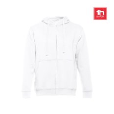 THC AMSTERDAM WH. Pánská mikina s kapucí a zapínáním na zip