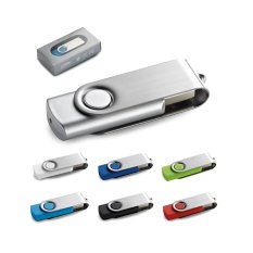 CLAUDIUS 4GB. 4 GB USB flash disk s kovovým klipom-KOPIE