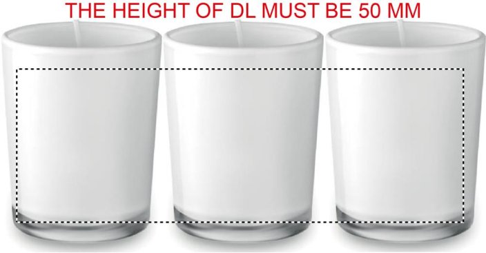 Malá svíčka ve skle