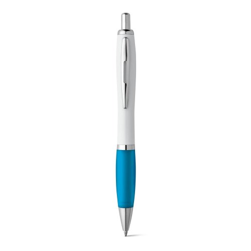 MOVE. Kuličkové pero s kovovým klipem - Typ potisku a počet barev: Tampontisk, 5 barvy, Umístění a max. velikost potisku: Tělo 2, 55 x 6, Počet kusů: 350