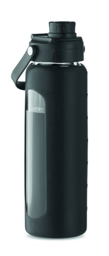 Glass bottle with sleeve 750 ml