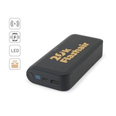 BECKER 20. 20 000 mAh power banka z recyklovaného ABS (100% rABS) s 15W superrýchlou bezdrôtovou nabíjačkou