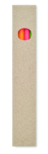 4 zvýrazňovače v krabičce - Umiestnenie potlače: FRONT UPPER, Typ potlače: Tampontisk (max. 4 farby, 15x15mm), Počet farieb potlače: 4 farby, Počet kusov: 300