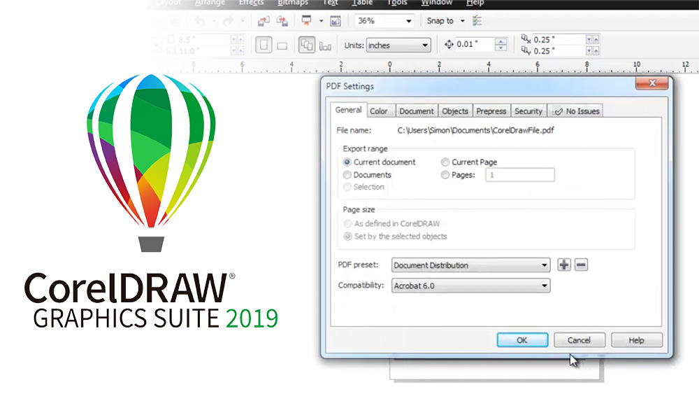 Publikovať do PDF v CorelDRAW